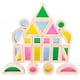 thumbnail image 2 of Bloques de construcción de 24 piezas, bloques de de madera, niños y niñas de 3 años + formas de colores, juguete sensorial geométrico de, 2 of 9