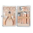 thumbnail image 2 of 18pcs Set de manicura Cortaúñas Kit de pedicura Manicura de acero inoxidable, 2 of 3