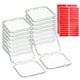 thumbnail image 1 of Uxcell 2Pcs Caja de Almacenamiento para Uñas Postizas con 30Pcs Cinta Adhesiva, Transparente, 1 of 7