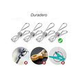 thumbnail image 4 of Clips Pinzas De Acero Inoxidable Multifuncional 40 Pzs, 4 of 5