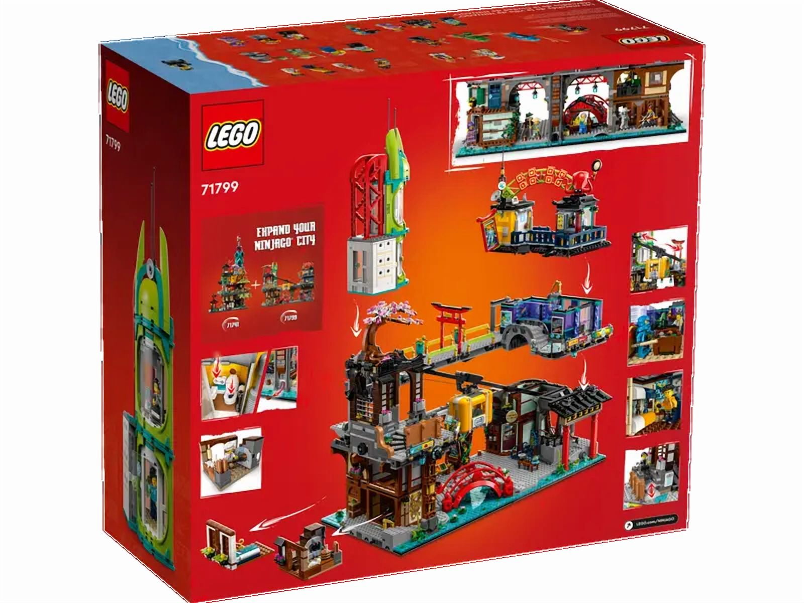 LEGO NINJAGO City Markets 71799 Building Set – Modular City