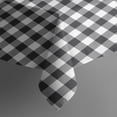 thumbnail image 3 of Black White Gingham Checkered Pattern Rectangle Tablecloth 60"x84",Waterproof Polyester Rectangle Table Cloth, Wipeable Spillproof Polyester Tablecloth for Dining, Camping, Indoor and Outdoor, 3 of 5