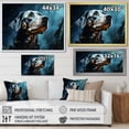 thumbnail image 4 of Designart "Dreaming Dalmatian II" Animals Dog Floater Framed Canvas Prints, 4 of 5