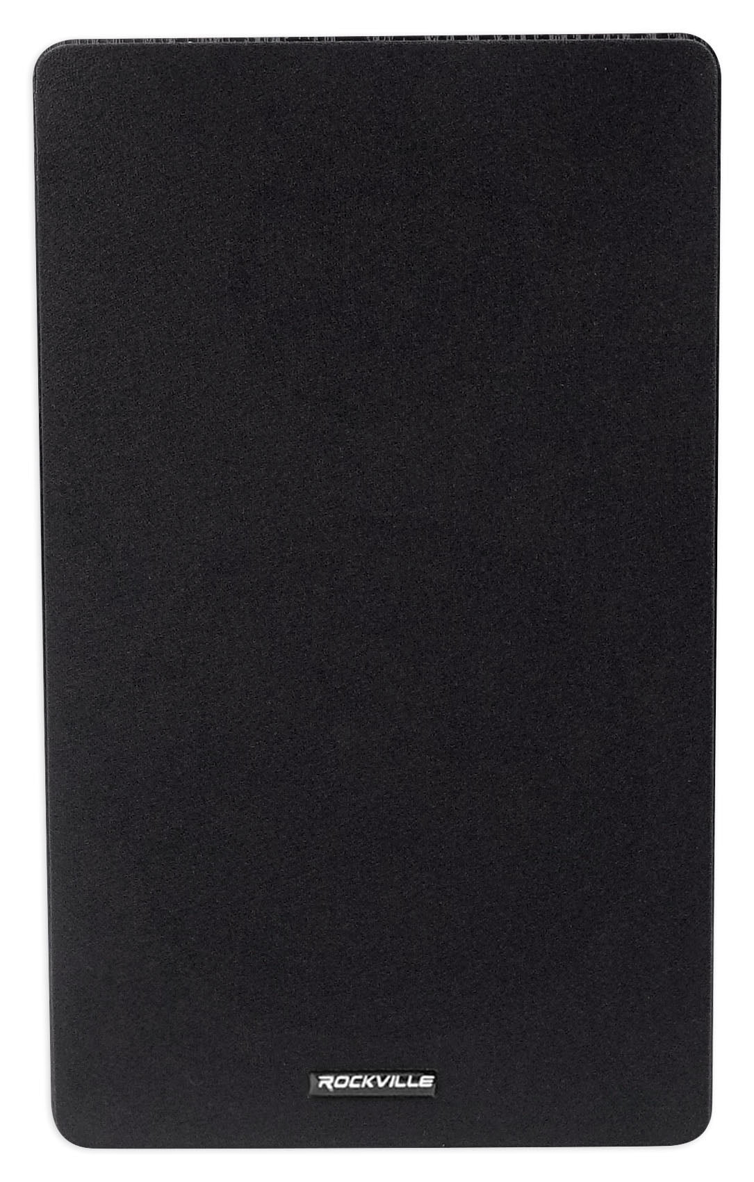 (2) Rockville RockShelf 64B Black 6.5" Home Bookshelf Speakers+36" Wood Stands