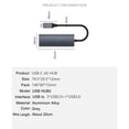 thumbnail image 4 of Hub USB 4 en 1 Compatible con Computadora Portátil y PC Divisor Portátil 3.0 2.0 4 Puertos, 4 of 6
