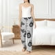 thumbnail image 4 of Balery Gray Tractor Pantalones de pijama para mujer, pijamas ultraligeros, pantalones de estar por casa-Large, 4 of 6
