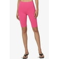 thumbnail image 2 of Women's Basic Stretch Cotton Span High Waist Above Knee Bermuda Short Leggings, 2 of 7