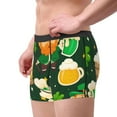 thumbnail image 3 of Kdxio Men's Boxer Briefs with St Patrick's Day10 Print - Comfortable and Breathable Underwear for Everyday Wear, 3 of 7