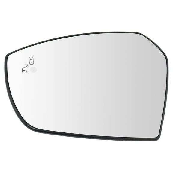 TRQ Mirror Glass Blind Spot Indicator Driver Side Left LH for Ford Escape New MGA08594