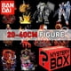 thumbnail image 1 of Figura de Anime Mystery Box, caja ciega de Pvc, figuras de acción de Dragon Ball, una pieza, Demon Slayer, regalo para animador725, 1 of 5