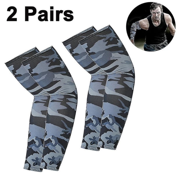2 Pairs Cooling Arm Sleeves For Men & Women, Uv Protective Upf 50, Tattoo Cover Up