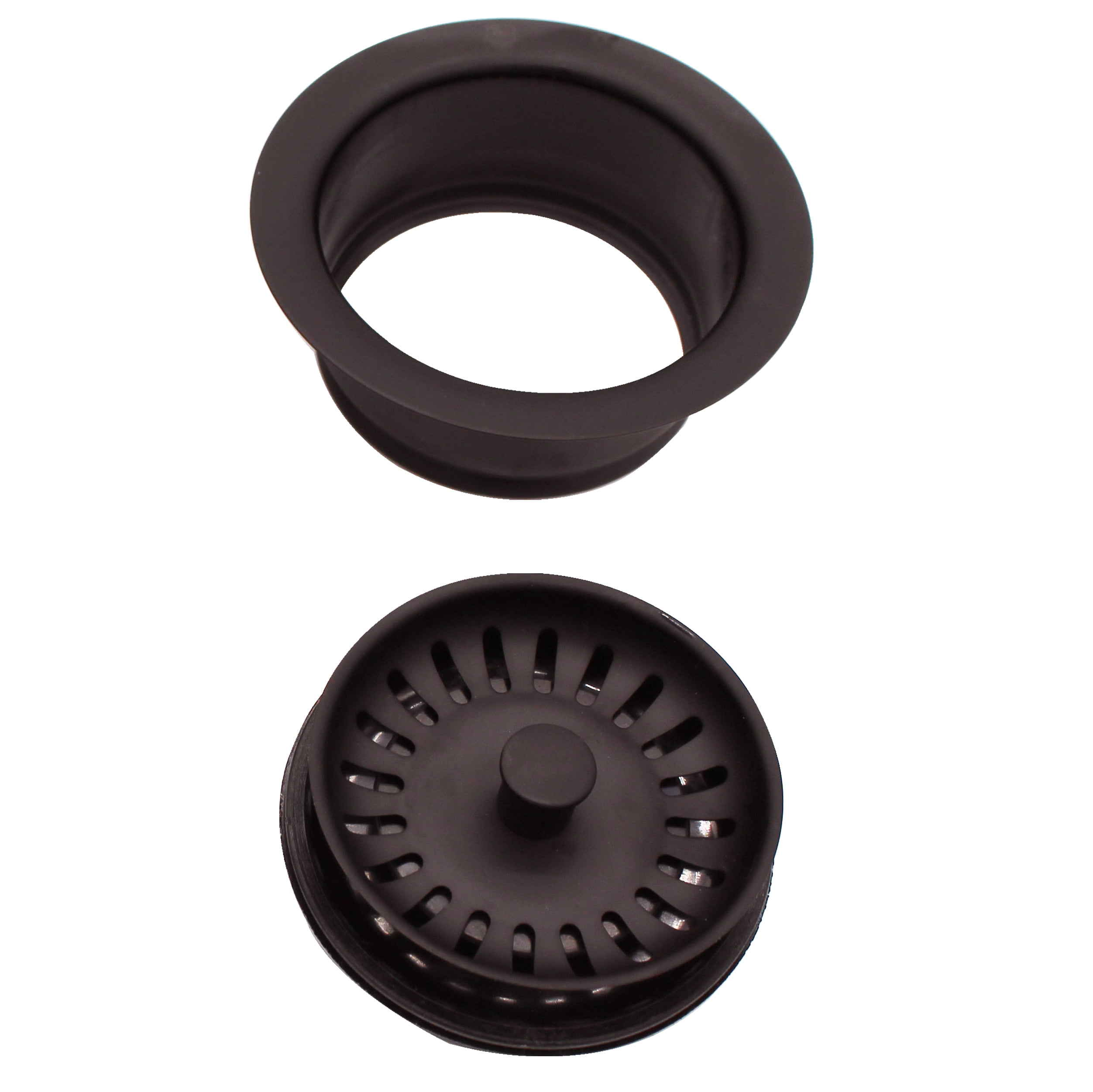 Westbrass COMBO PACK 3-1/2" Kitchen Sink and Waste Disposal Flange Strainers, Oil Rubbed Bronze