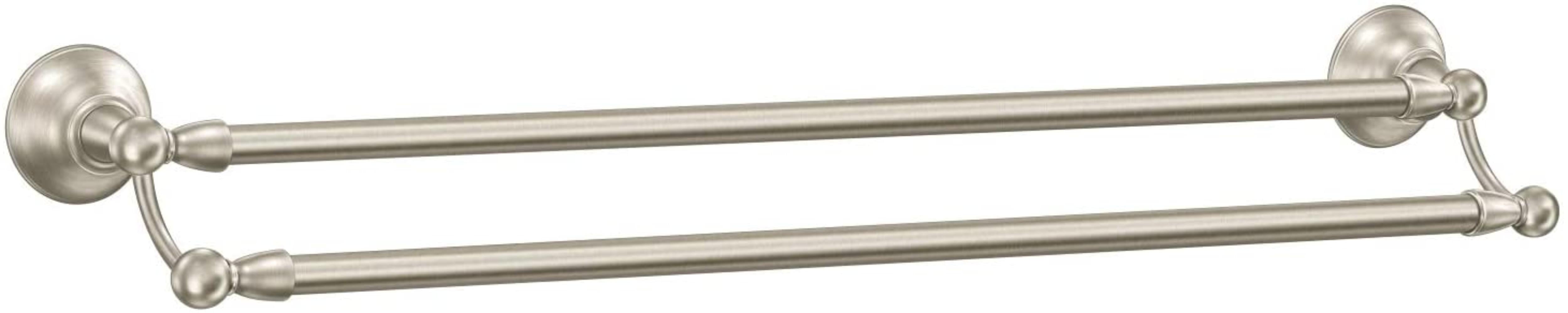 DN6822BN Sage Collection 24-Inch Double Towel Bar, Spot Resist 