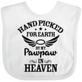 thumbnail image 3 of Inktastic Handpicked for Earth by My Pawpaw in Heaven with Angel Wings Boys or Girls Baby Bib, 3 of 4