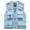 ☃056-Light Blue, variant on Men's & Youth Outdoor Fishing Vest Safari Photography Work Outerwear Vests Family Matching Travel Plus Size