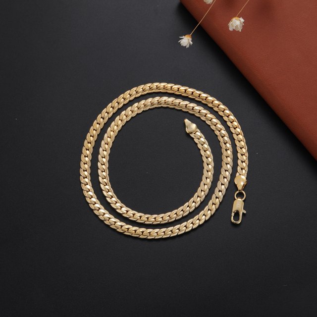 Cadena de plata de ley 925 de 1MM, collar de plata a la moda, cadena de serpiente de alta calidad para hombres y mujeres