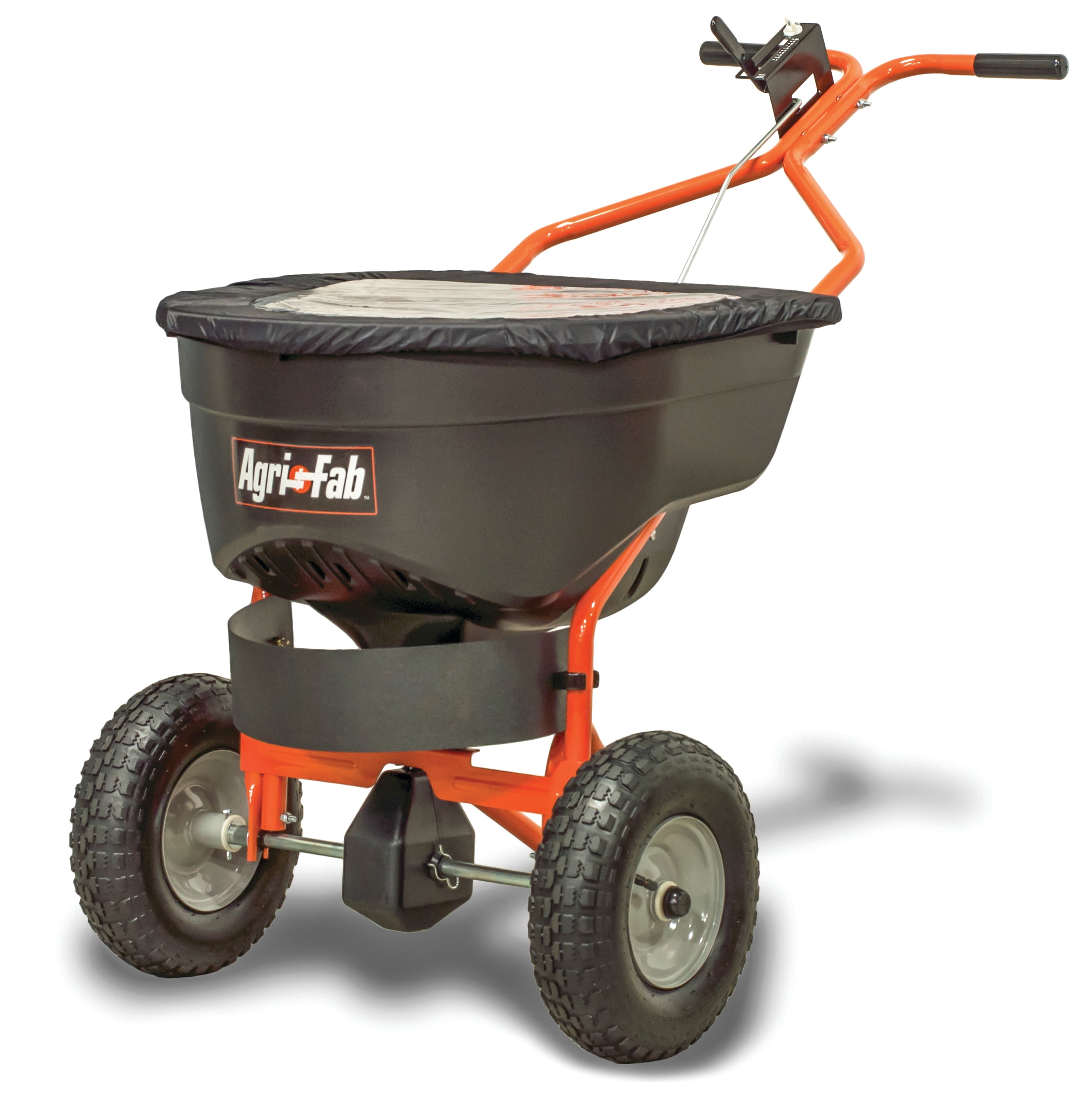 AgriFab, Inc. 130 lb. Broadcast Push Spreader with Cover, Grate, and