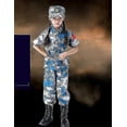 thumbnail image 1 of Uniformes de entrenamiento militar para niños, disfraces de fiesta de campamento de verano de camuflaje táctico de combate para niños, trajes del ejército de Halloween para niñas, 1 of 4