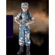 thumbnail image 1 of Uniformes de entrenamiento militar para niños, disfraces de fiesta de campamento de verano de camuflaje táctico de combate para niños, trajes del ejército de Halloween para niñas, 1 of 4