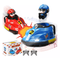 thumbnail image 1 of Coche Control Remoto Coche De Choque Juguete Doble Batalla azul rojo, 1 of 5