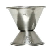 Excellante 0.5 & 1 oz stainless steel jigger, comes in each