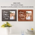 thumbnail image 4 of 4x6 Inch Memorial Picture Frame The Love Between Mother and Daughter/Son Lasts Forever Rectangle Photo Frame with Word for Mother's Day Graduation Birthday Gift, 4 of 7