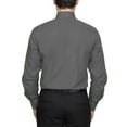 thumbnail image 3 of Men's Berlioni Solid Button Up Spread Collar Work Long Sleeve Dress Shirt, 3 of 5