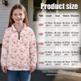 thumbnail image 7 of Uorisanigo Girls Half Zip Collar Sweatshirts Casual Essentials Cute Pink Pig Long Sleeve Pullover Top Oversized Kids Athletic Sweatshirt Jacket Fashion for Sports and Daily Wear, 7 of 7