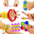 thumbnail image 5 of Pop Crossbody Bolsas de bolso Fidget Toy Pack, Bunny Bolsa de hombro Mini juguetes sensoriales, 3 4 5 6 7 8 9 10 años Regalo de fiesta de cumpleaños para niñas niños, San Valentín Navidad Calcetín de, 5 of 5