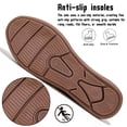 thumbnail image 5 of Knivor Cozy Moccasin Slippers for Women Metal Slip On Warm Fluffy Slippers Closed Toe Fashion Loafers Slippers for Indoor Outdoor House Shoes, 5 of 9