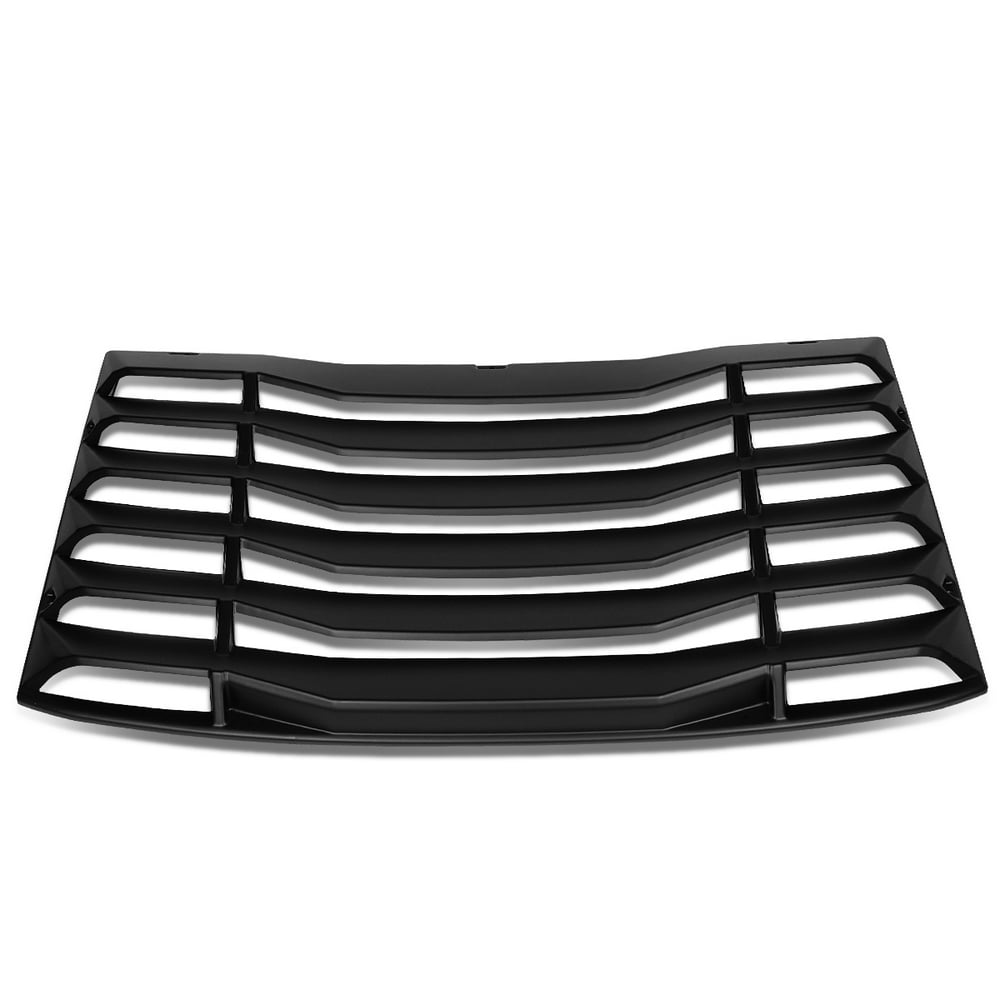 DNA Motoring ZTLY0033 For 2016 to 2019 Chevy Camaro Coupe Rear Window Vent Louver Style