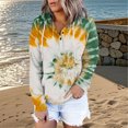 thumbnail image 2 of Women's Hoodless Sweatshirt Women'S Loose Plus Size Tie Dye Print Casual Hooded Top, Women's Hoodless Sweatshirt L, 2 of 9