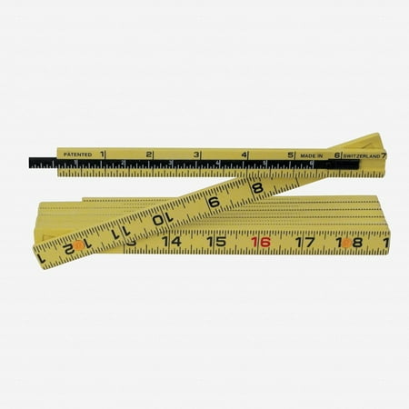 Folding Ruler - Wiha 61620 MaxiFlex Folding Ruler 6' Outside Reading w/ Depth Gauge