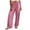 Wine, variant on GEWSEY Womens Wide Leg Striped Plaid Pants Casual Barrel Loose Drawstring Low Waist Palazzo Harem Pants with Pockets (Brown, S)