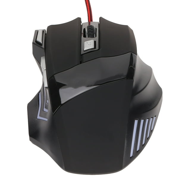 Ratón Para Videojuegos Con Retroiluminación RGB, Diseño Ergonómico, DPI Ajustable, Plug And Play, Control Preciso, Ratón Mecánico Con Cable