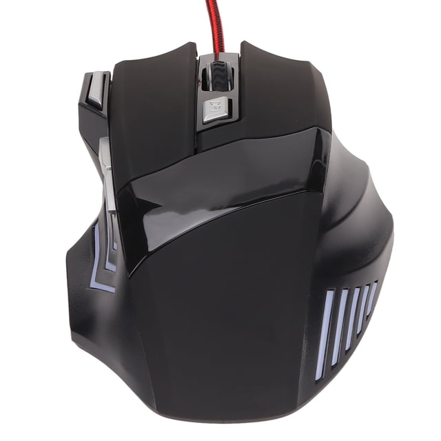 Ratón Para Videojuegos Con Retroiluminación RGB, Diseño Ergonómico, DPI Ajustable, Plug And Play, Control Preciso, Ratón Mecánico Con Cable