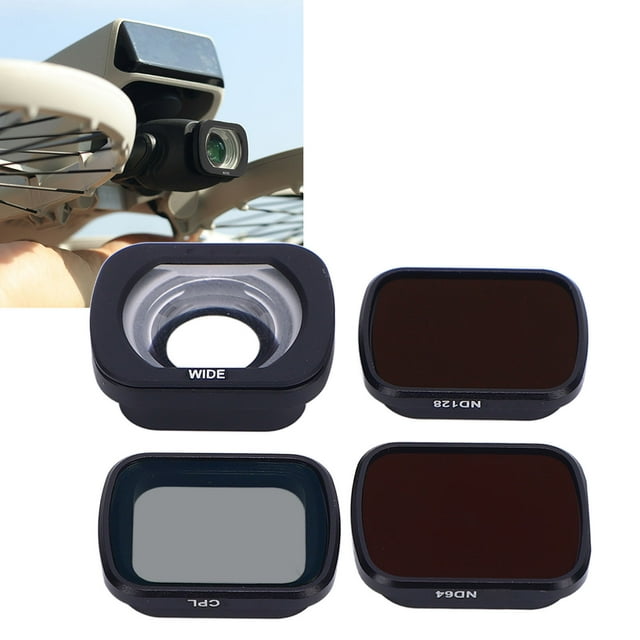 Filtro Gran Angular Para Drones, Filtro ND64 ND128 A Prueba De Arañazos, Ligero Con Estuche De Almacenamiento Para Flip