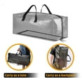 thumbnail image 7 of Heavy Duty Moving Bags, Extra Large Storage Totes W/Backpack Straps Strong Handles & Zippers, Alternative to Moving Boxes, Packing & Moving Supplies, Gley (10 Pack), 7 of 7