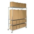 thumbnail image 3 of Seville Classics UltraDurable® 4-Tier NSF Steel Wire Shelving, 60" W x 24" D, Chrome, 3 of 11
