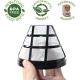 thumbnail image 6 of RotHome Reusable Coffee Filter Basket #4 Cone-Shaped Permanent Filter Replacement for Ninja CFP301 CFP201 Dual Brew and Cuisinart Coffee Makers, 1 Pack, 6 of 6