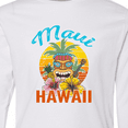 thumbnail image 4 of Inktastic Maui Hawaii Vacation Tiki Long Sleeve Youth T-Shirt, 4 of 5
