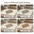thumbnail image 7 of ODIKA 2'x3' Washable Accent Rug Dirt Dashed Trapper Border Door Repeating Neutral Tones Trapping for Bedroom, Nursery, RV, Pet Friendly, Bedside Mat, 7 of 7