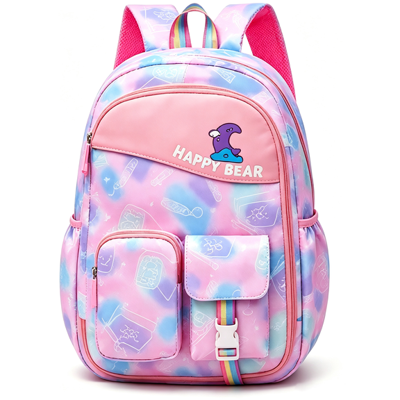 Tyethy Kids Backpacks School Bag for Teen Girls, Lightweight School Backpacks Bookbags with Multiple Pockets for Middle School College, Pink