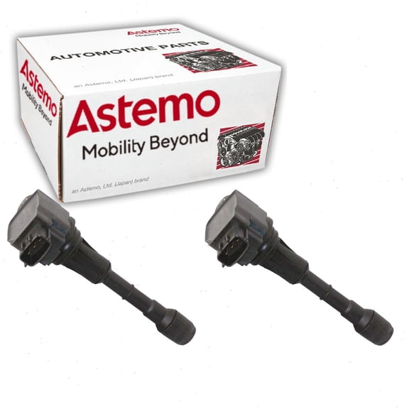 2 pc Hitachi IGC0078 Ignition Coils for 22448-EY00A Spark Plug Wire Boot Fits select: 2009-2013 INFINITI G37, 2014-2017 INFINITI QX50