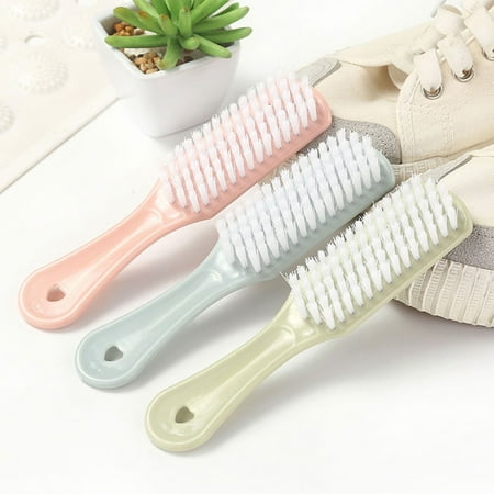 

suidie Portable Plastic Soft Bristles Wash Clothes Shoes Brush Laundry Cleaning Tool