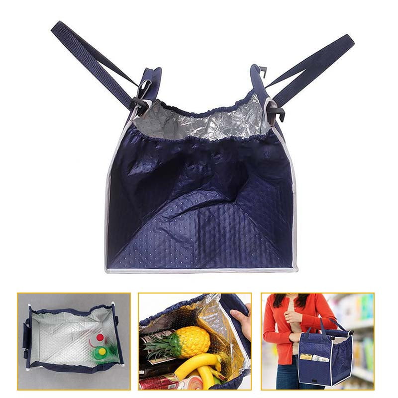 Foldable Insulated Thermal Shopping Bags Reusable Grocery Trolley Cart Bag