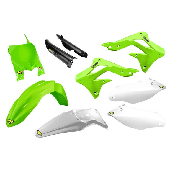 Cycra Powerflow Plastic Kit (Stock) Compatible with 13-15 Kawasaki KX450F