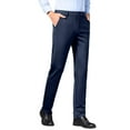 thumbnail image 2 of Abomasnow Mens Stretch Dress Pants Casual High Waist 4 Way Stretchy Pants Lightweight Flat Front Golf Work Suit Pants, 2 of 7