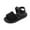 Black, variant on UngA Sandals for Kids Girls Jelly Sandals for Girls,Closed Toe Princess Summer Dress Shoes Beach Flat Sandals for Toddler/Little Kid/Big Kid Girls Dance Shoes(Black,Size 7.5)