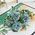thumbnail image 5 of TACILIP Simulation Small Ball Chrysanthemum Fake Flower Hotel Wedding Arrangement Photography Modeling Home Placement Decoration Silk Flowers Spring Decor, Gifts for Women, 5 of 6